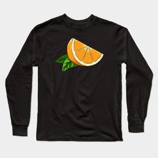 Orange Slice (Fruit) Long Sleeve T-Shirt